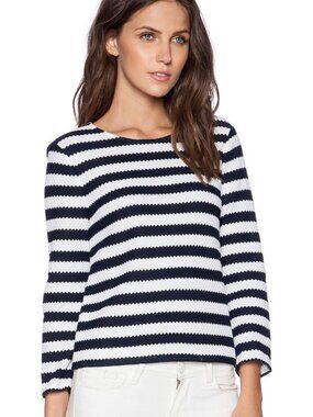 Diane von Furstenberg DVF Giselle Striped Top